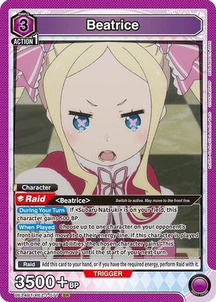 Beatrice (077) (UE24BT/REZ-1-077) [UE24BT: Re:ZERO -Starting Life in Another World-] Foil-1
