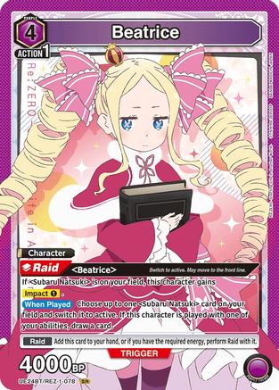 Beatrice (078) (UE24BT/REZ-1-078) [UE24BT: Re:ZERO -Starting Life in Another World-] Foil-1