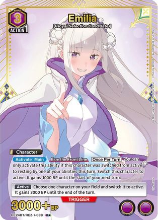 Emilia (088) (R*) (UE24BT/REZ-1-088) [UE24BT: Re:ZERO -Starting Life in Another World-] Foil-1