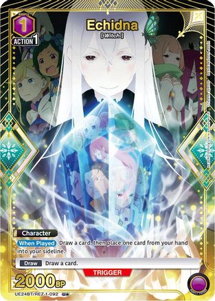 Echidna (092) (U*) (UE24BT/REZ-1-092) [UE24BT: Re:ZERO -Starting Life in Another World-] Foil-1