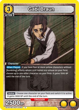Gabi Braun (003) (UEX07BT/AOT-2-003) [UEX07BT: Attack on Titan Vol. 2]