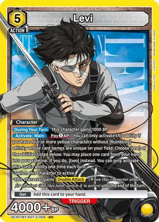 Levi (009) (UEX07BT/AOT-2-009) [UEX07BT: Attack on Titan Vol. 2] Foil