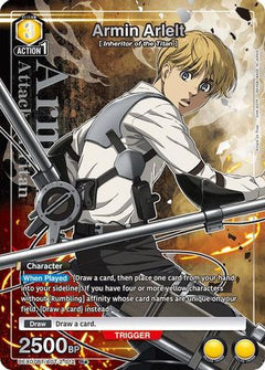 Armin Arlelt (012) (R*) (UEX07BT/AOT-2-012) [UEX07BT: Attack on Titan Vol. 2] Foil-1