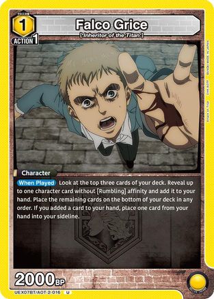 Falco Grice (016) (UEX07BT/AOT-2-016) [UEX07BT: Attack on Titan Vol. 2]-1