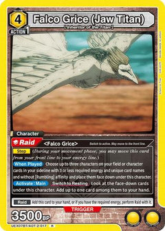 Falco Grice (Jaw Titan) (UEX07BT/AOT-2-017) [UEX07BT: Attack on Titan Vol. 2] Foil-1