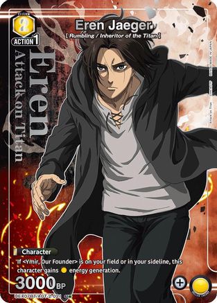 Eren Jaeger (021) (U*) (UEX07BT/AOT-2-021) [UEX07BT: Attack on Titan Vol. 2] Foil-1