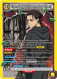 Eren Jaeger (Doomsday Titan) (UEX07BT/AOT-2-022) [UEX07BT: Attack on Titan Vol. 2] Foil-1