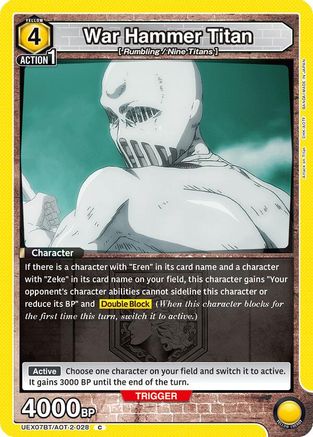 War Hammer Titan (UEX07BT/AOT-2-028) [UEX07BT: Attack on Titan Vol. 2]-1