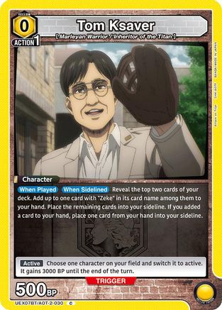 Tom Ksaver (UEX07BT/AOT-2-030) [UEX07BT: Attack on Titan Vol. 2]-1
