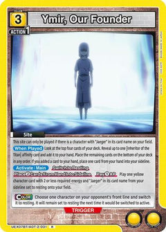 Ymir, Our Founder (UEX07BT/AOT-2-031) [UEX07BT: Attack on Titan Vol. 2] Foil-1