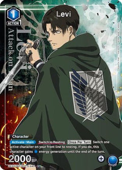 Levi (040) (U*) (UEX07BT/AOT-2-040) [UEX07BT: Attack on Titan Vol. 2] Foil-1