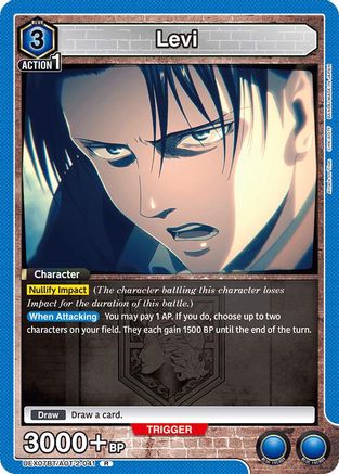 Levi (041) (UEX07BT/AOT-2-041) [UEX07BT: Attack on Titan Vol. 2] Foil