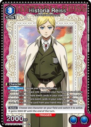 Historia Reiss (045) (R*) (UEX07BT/AOT-2-045) [UEX07BT: Attack on Titan Vol. 2] Foil-1