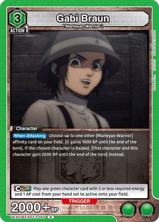 Gabi Braun (050) (UEX07BT/AOT-2-050) [UEX07BT: Attack on Titan Vol. 2] Foil-1