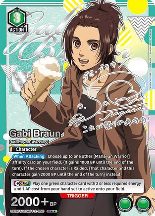 Gabi Braun (050) (R**) (UEX07BT/AOT-2-050) [UEX07BT: Attack on Titan Vol. 2] Foil-1