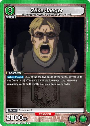 Zeke Jaeger (052) (UEX07BT/AOT-2-052) [UEX07BT: Attack on Titan Vol. 2]-1