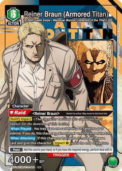 Reiner Braun (Armored Titan) (060) (R*) (UEX07BT/AOT-2-060) [UEX07BT: Attack on Titan Vol. 2] Foil-1