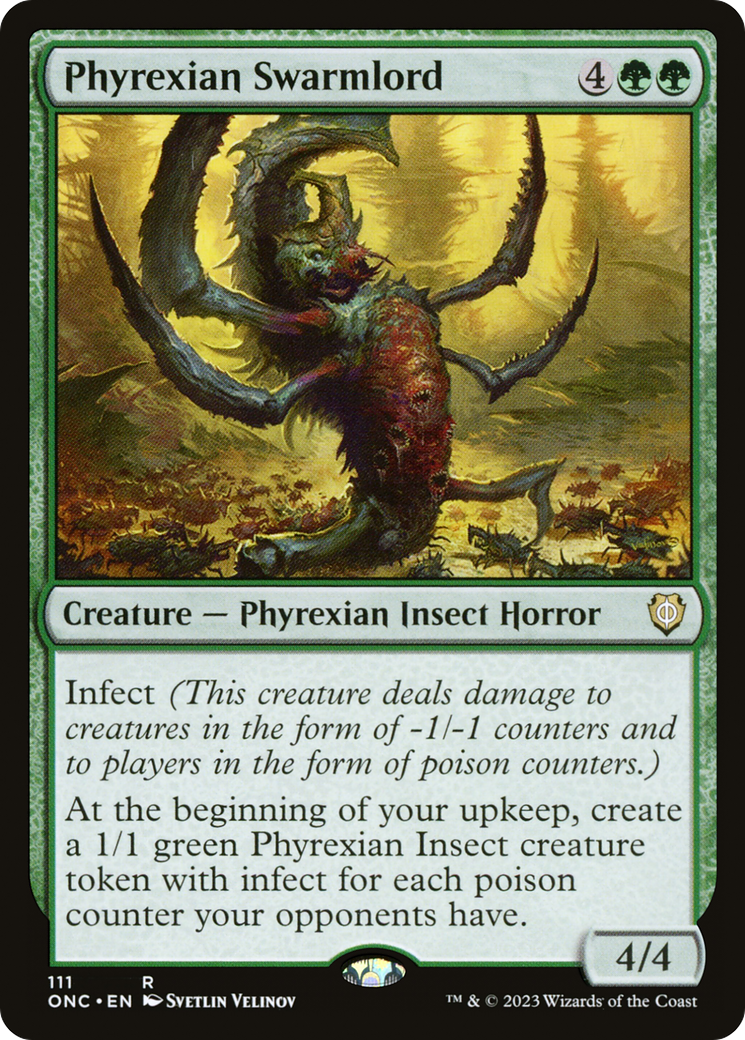 Phyrexian Swarmlord (111) [Commander: Phyrexia: All Will Be One] - Deck Out Gaming