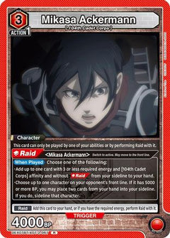 Mikasa Ackermann (067) (UEX07BT/AOT-2-067) [UEX07BT: Attack on Titan Vol. 2] Foil-1