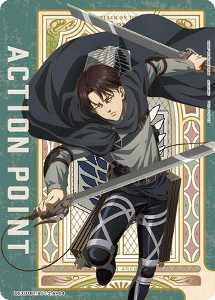 Action Point Card (AP04) (UEX07BT/AOT-2-AP04) [UEX07BT: Attack on Titan Vol. 2] Foil-1