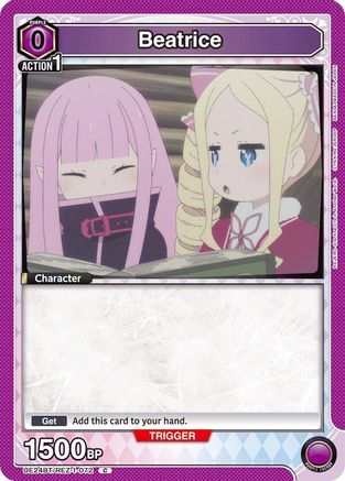 Beatrice (072) (Box Topper Foil) (UE24BT/REZ-1-072) [UE24BT: Re:ZERO -Starting Life in Another World-] Foil-1