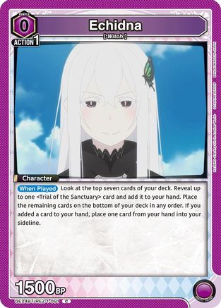 Echidna (091) (Box Topper Foil) (UE24BT/REZ-1-091) [UE24BT: Re:ZERO -Starting Life in Another World-] Foil-1