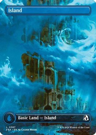 Island (Borderless) (0387) (387) [Reality Fracture] foil