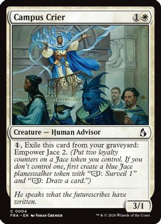 Campus Crier (4) [Reality Fracture] foil