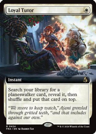 Loyal Tutor (Extended Art) (424) [Reality Fracture] foil