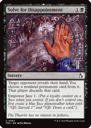 Solve for Disappointment (67) [Reality Fracture] foil