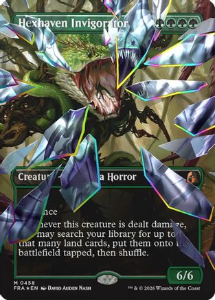 Hexhaven Invigorator (Borderless) (Facet Foil) (458) [Reality Fracture] foil