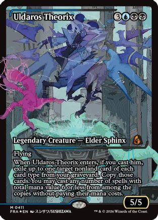 Uldaros Theorix (Showcase) (0411) (411) [Reality Fracture] foil