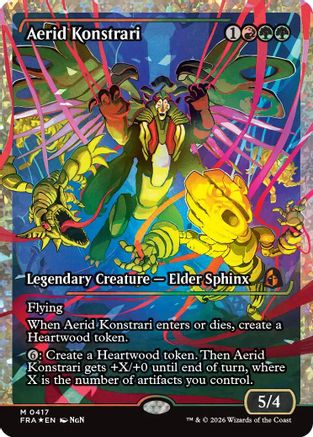 Aerid Konstrari (Showcase) (Fracture Foil) (0417) (417) [Reality Fracture] foil