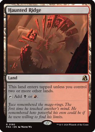 Haunted Ridge (180) [Reality Fracture] foil