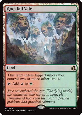 Rockfall Vale (186) [Reality Fracture] foil