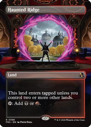 Haunted Ridge (Borderless) (398) [Reality Fracture] foil
