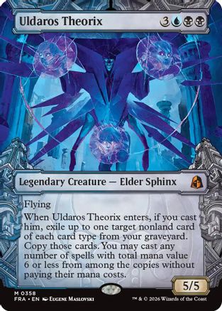 Uldaros Theorix (Showcase) (0358) (358) [Reality Fracture] foil