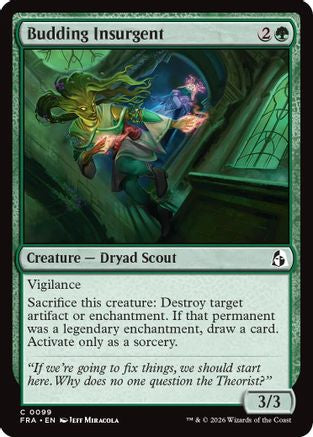 Budding Insurgent (99) [Reality Fracture] foil