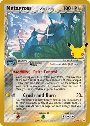 Metagross (Delta Species) (11) [ME: 30th Celebration Classic Collection] Holofoil-1