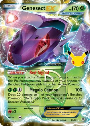 Genesect EX (Team Plasma) (11) [ME: 30th Celebration Classic Collection] Holofoil-1