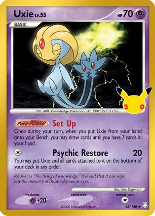 Uxie (43) [ME: 30th Celebration Classic Collection] Holofoil-1