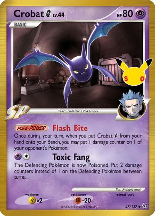 Crobat G (47) [ME: 30th Celebration Classic Collection] Holofoil-1