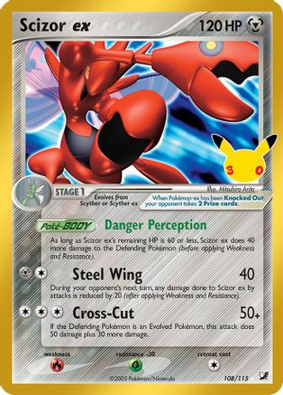 Scizor ex (108) [ME: 30th Celebration Classic Collection] Holofoil-1