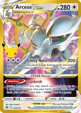 Arceus VSTAR (123) [ME: 30th Celebration Classic Collection] Holofoil-1