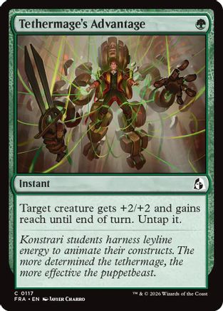 Tethermage's Advantage (117) [Reality Fracture] foil