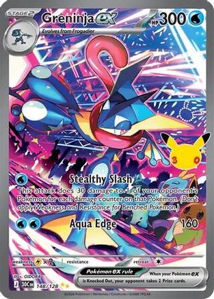 Greninja ex - 148/128 (148) [ME: 30th Celebration] Holofoil-1