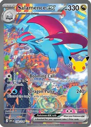 Salamence ex - 156/128 (156) [ME: 30th Celebration] Holofoil-1