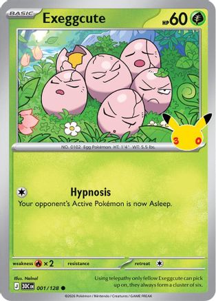 Exeggcute (1) [ME: 30th Celebration] Holofoil-1