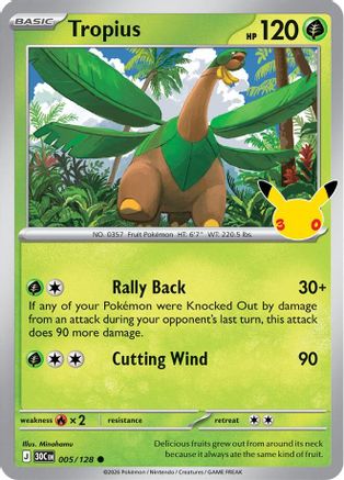Tropius (5) [ME: 30th Celebration] Holofoil-1