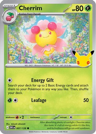 Cherrim (7) [ME: 30th Celebration] Holofoil-1